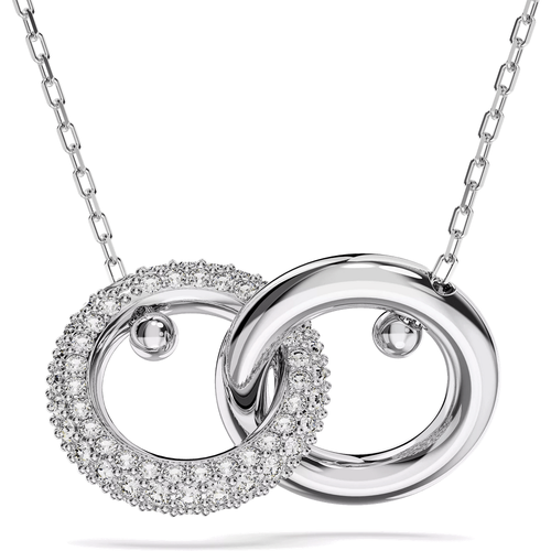 Charms - Dextera pendant, Interlocking loop, Rhodium plated - Gr. unisize - in Weiß - für Damen - Swarovski - Modalova