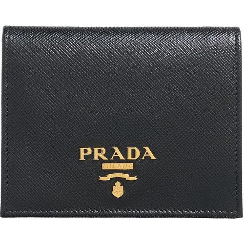 Portemonnaies - Simple Wallet Flat Saffiano Logo Lettering - Gr. unisize - in - für Damen - Prada - Modalova