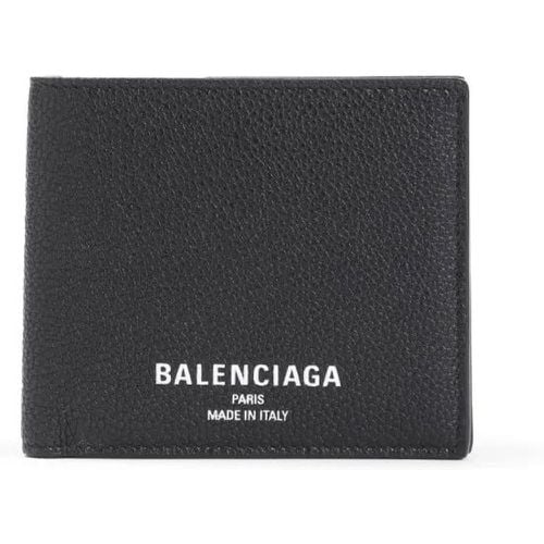 Portemonnaies - Credit Folded Black Calf Leather Wallet - Gr. unisize - in - für Damen - Balenciaga - Modalova