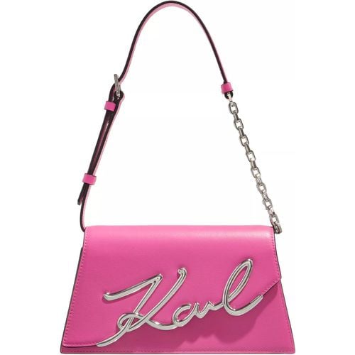 Crossbody Bags - K/Signature 2.0 Shoulderbag - Gr. unisize - in Rosa - für Damen - Karl Lagerfeld - Modalova