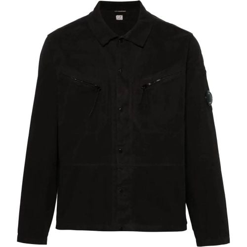 Zwarte shirtjacket - Größe S - CP Company - Modalova