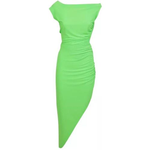 Drop Shoulder Dress - Größe L - green - Norma Kamali - Modalova