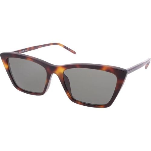 Sonnenbrille - SL 737 MICA THIN-003 - Gr. unisize - in Braun - für Damen - Saint Laurent - Modalova