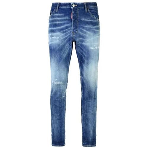 Cool Guy' Blue Cotton Denim Jeans - Größe 48 - blue - Dsquared2 - Modalova