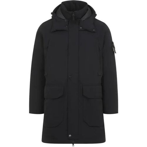 Rds Black Polyester Jacket - Größe L - schwarz - Stone Island - Modalova