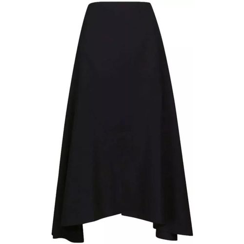High-Waisted High-Low Hem Skirt - Größe 42 - black - Marni - Modalova