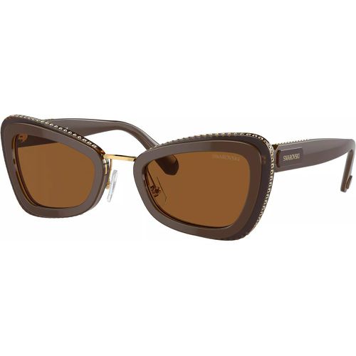 Sonnenbrille - 0SK6012 - Gr. unisize - in Braun - für Damen - Swarovski - Modalova