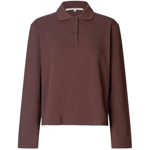 Unifarbenes Polo Longsleeve - Größe L - Second Female - Modalova