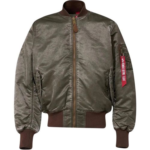 Bomber MA-1 Vintage Mud Olive - Größe S - alpha industries - Modalova