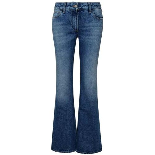 Flare Blue Cotton Jeans - Größe 26 - blue - Off-White - Modalova