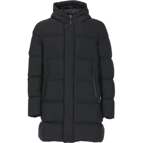 Long Quilted Down Jacket - Größe 54 - Herno - Modalova