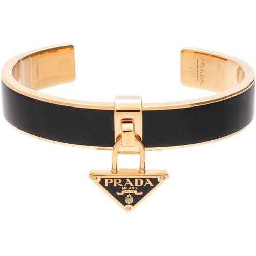 Schmuck - Triangolo Rigido Bracelet - Gr. M - in Schwarz - für Damen - Prada - Modalova