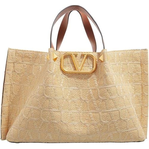 Totes & Shopper - Medium Tote Bag Logo Signature - Gr. unisize - in - für Damen - Valentino Garavani - Modalova