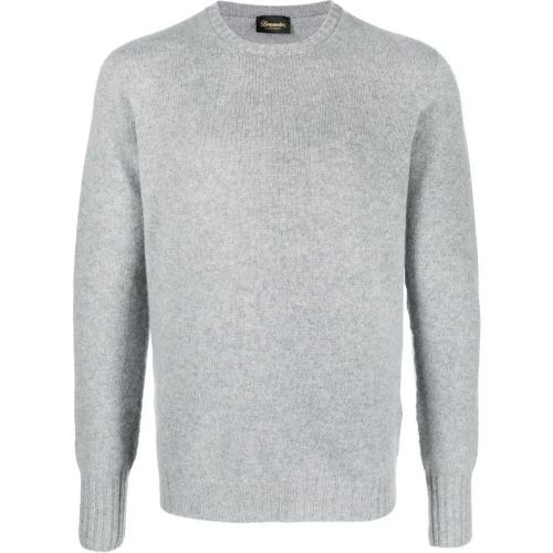 Cashmere Crew Neck Sweater - Größe 54 - Drumohr - Modalova