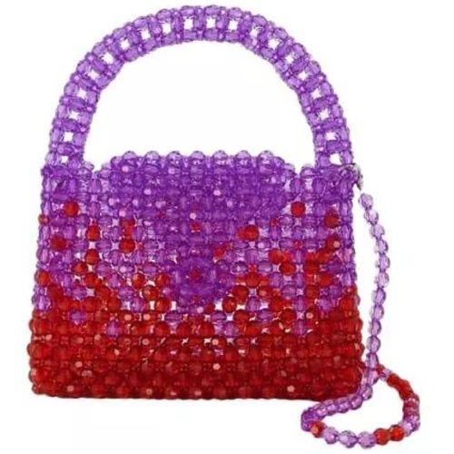 Shopper - Ss23bg01 Hobo Bag - Purple/Red - Pearl - Gr. unisize - in - für Damen - Germanier - Modalova