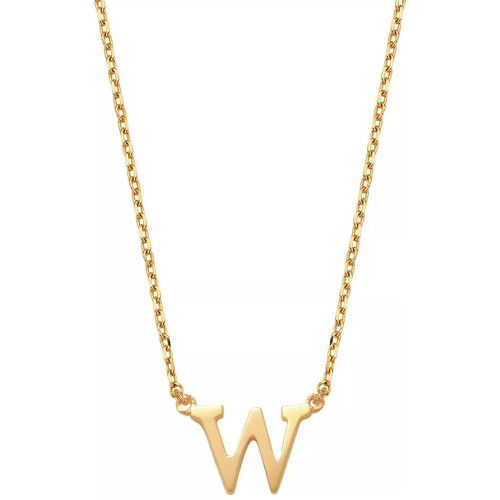 Halskette - Le Marais Chloé 14 Karat Initial Necklace Letter W - Gr. unisize - in - für Damen - Isabel Bernard - Modalova