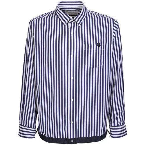 Blue Striped Shirt - Größe 3 - blue - Sacai - Modalova