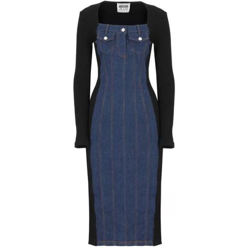 Cotton Dress - Größe 40 - blue - Moschino - Modalova