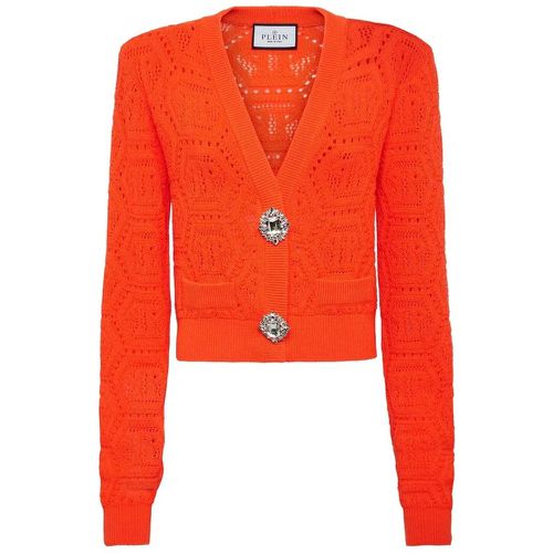 Strickjacke Monogram - Größe L - Philipp Plein - Modalova