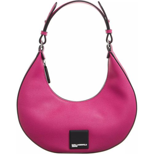 Hobo Bag - Tech Leather Small Half Moon - Gr. unisize - in Rosa - für Damen - Karl Lagerfeld Jeans - Modalova