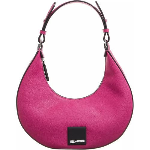 Hobo Bags - Tech Leather Small Half Moon - Gr. unisize - in Rosa - für Damen - Karl Lagerfeld Jeans - Modalova