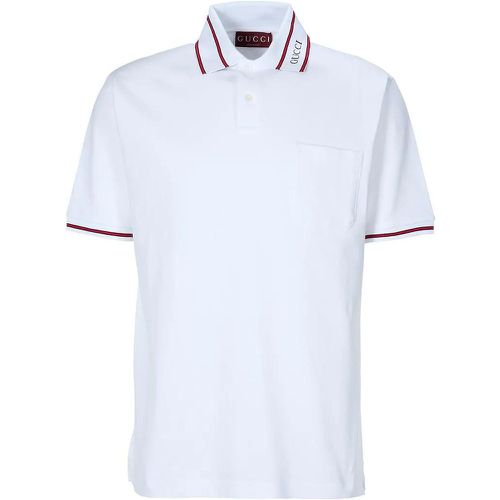 S/S POLO STRETCH COTTON PIQUET - Größe S - Gucci - Modalova