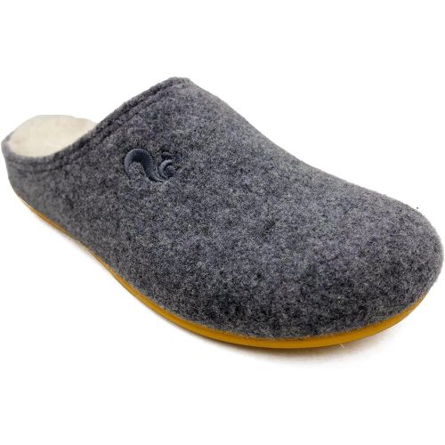 Sneakers - 1856 ® Recycled Wool Slippers grey yellow (W - Gr. 38 (EU) - in - für Damen - thies - Modalova