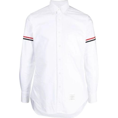 Rwb Stripe Signature White Shirt - Größe 2 - Thom Browne - Modalova