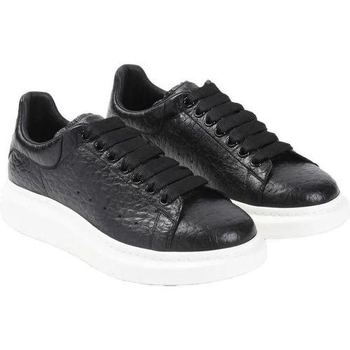 Low-Top Sneaker - Black Leather Sneakers - Gr. 43 (EU) - in - für Damen - alexander mcqueen - Modalova