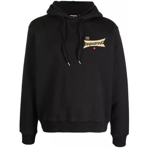 Logo-Print Cotton Hoodie - Größe M - Dsquared2 - Modalova