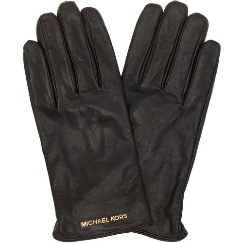 Handschuhe - Leather Glove With Logo Letters - Gr. L - in - für Damen - Michael Kors - Modalova