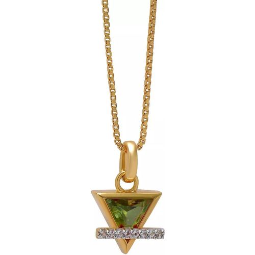 Halskette - Elements Earth Sign Peridot Necklace - Gr. unisize - in Grün - für Damen - Rachel Jackson London - Modalova