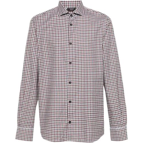 Gingham-Check Shirt - Größe 50 - PESERICO - Modalova