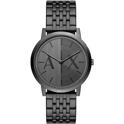 Uhren - Two-Hand Stainless Steel Watch - Gr. unisize - in Schwarz - für Damen - Armani Exchange - Modalova