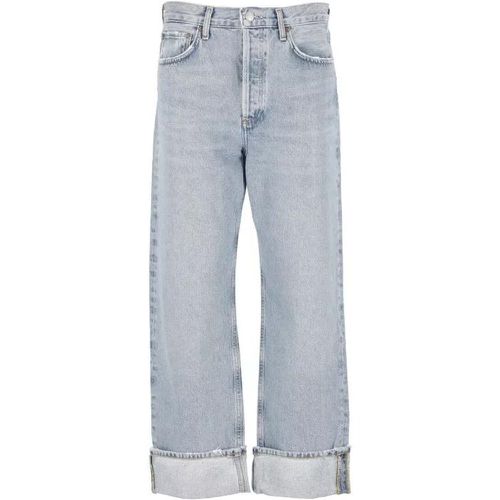 Fran Low Jeans - Größe 25 - blue - Agolde - Modalova