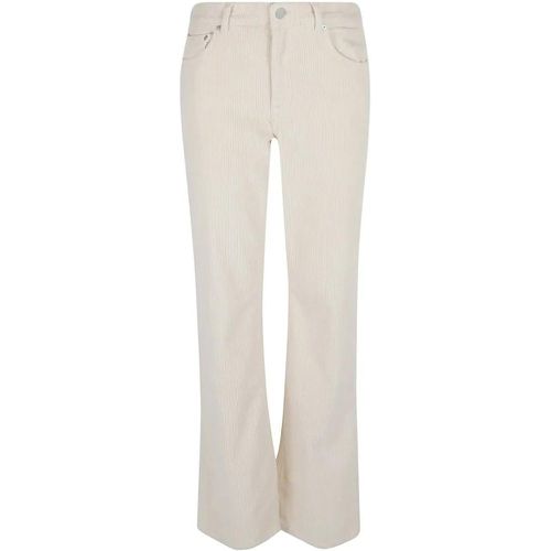 Milk White Corduroy Bootcut Pants - Größe 27 - adriano goldschmied - Modalova