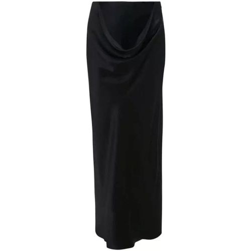 Draped Silk Maxi Skirt - Größe 10 - black - J.W.Anderson - Modalova