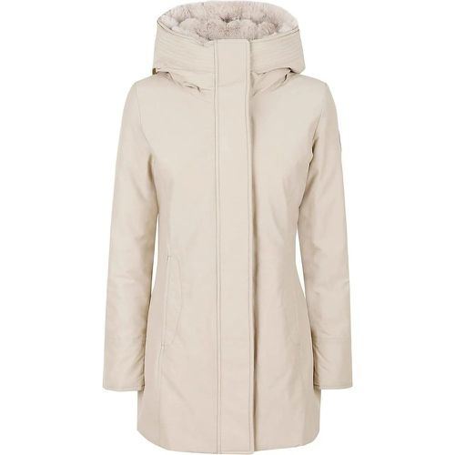 Coats Grey Gray - Größe L - Woolrich - Modalova