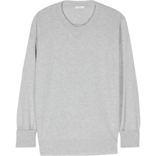 Cashmere Crew Neck Sweater - Größe L - Malo - Modalova