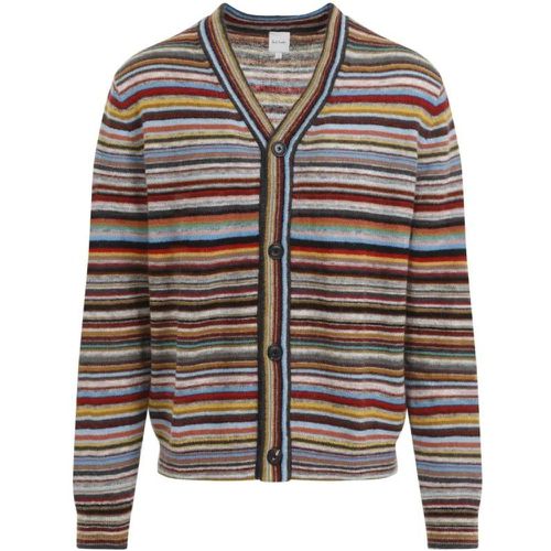 Multicolor Wool Button Cardigan - Größe L - bunt - Paul Smith - Modalova