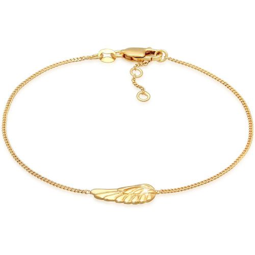 Armbänder - Armband Flügel Engel Schutz 375 Gelbgold - Gr. 16 CM - in - für Damen - Elli - Modalova