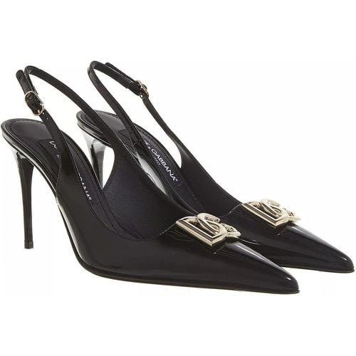 Pumps & High Heels - Logo-Detailed Slingback Pumps - Gr. 36 (EU) - in - für Damen - Dolce&Gabbana - Modalova