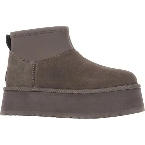 Stiefel & Boots - Grey suede Classic Mini Dipper ankle boots - Gr. 39 (EU) - in - für Damen - Ugg - Modalova