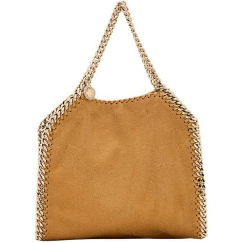 Totes & Shopper - Gold Shaggy Texture Mini Tote Bag - Gr. unisize - in - für Damen - Stella Mccartney - Modalova