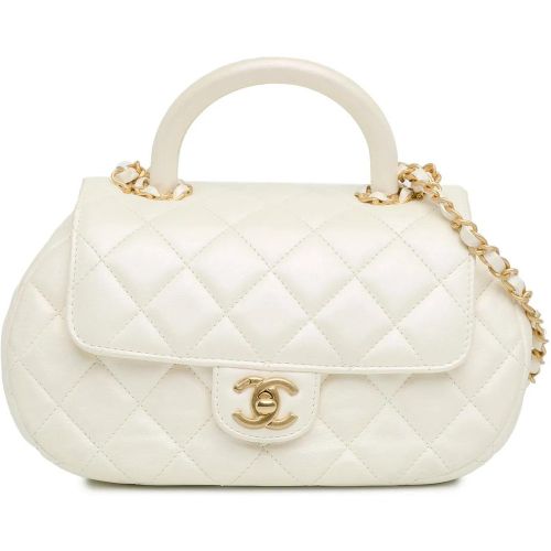 Totes & Shopper - CC Quilted Lambskin Top Handle Bag - Gr. unisize - in - für Damen - Chanel - Modalova