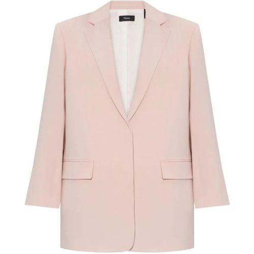 Tailored Single-Breasted Blazer With Back Vent - Größe S - Theory - Modalova