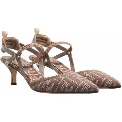 Pumps & High Heels - Slingback In Cotone Rafia Motivo FF Jacquard - Gr. 39 (EU) - in - für Damen - Fendi - Modalova