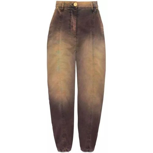 Tie-Dye Print Tapered Denim Jeans - Größe 34 - Balmain - Modalova