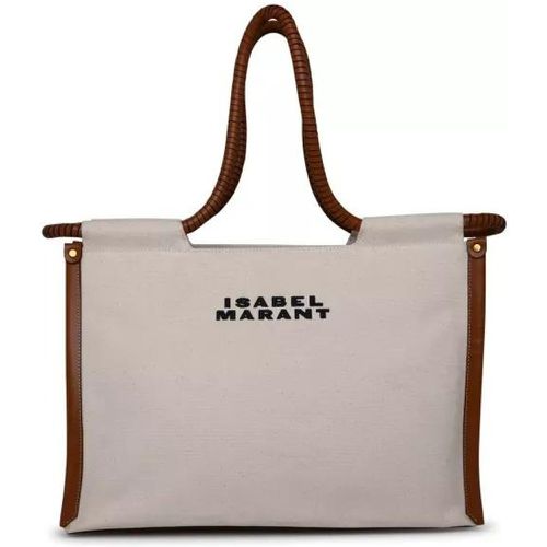 Totes & Shopper - 'Toledo' Bag In Ecru Cotton - Gr. unisize - in - für Damen - Isabel marant - Modalova