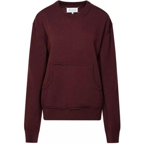 Burgundy Cashmere Blend Sweater - Größe M - dark red - Maison Margiela - Modalova